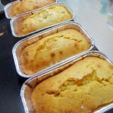 あんぽ柿と甘納豆の和風ケーキ